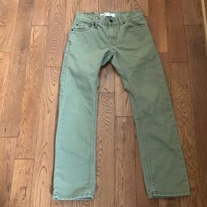 Levi's Green Jeans Casual Style boys 12 LN st Patrick’s ray ready 34